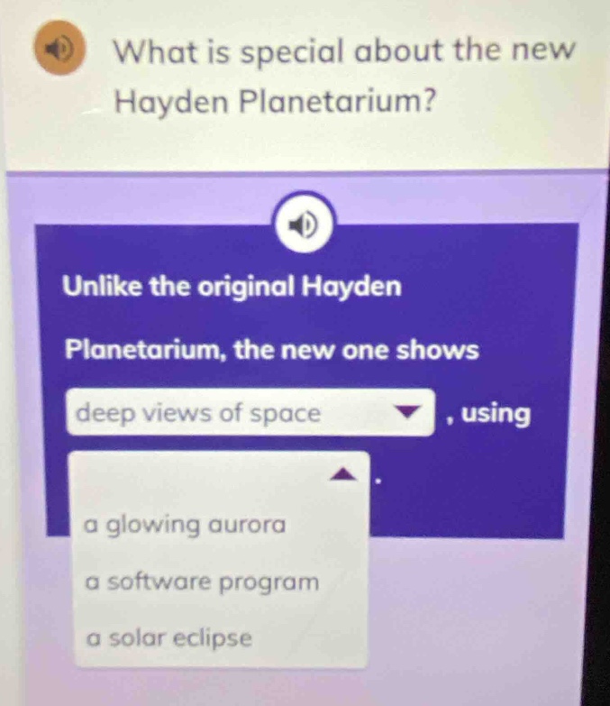 what is special about the new hayden planetarium? unlike the original h…