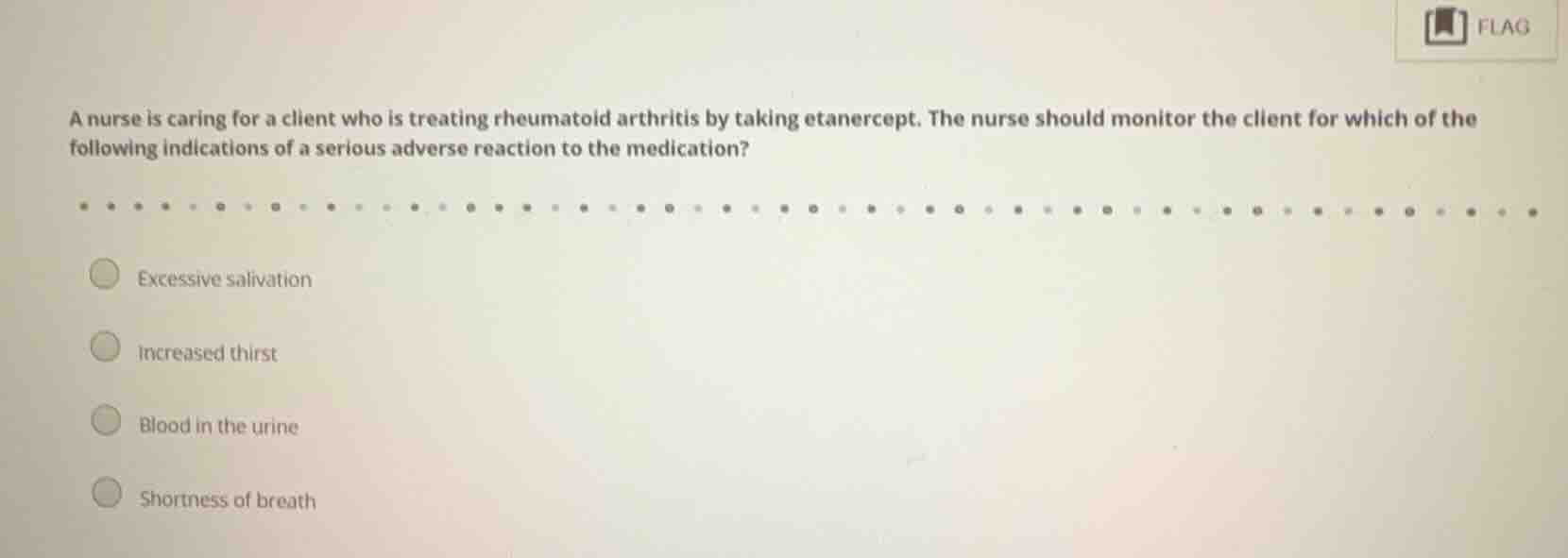 a nurse is caring for a client who is treating rheumatoid arthritis by …