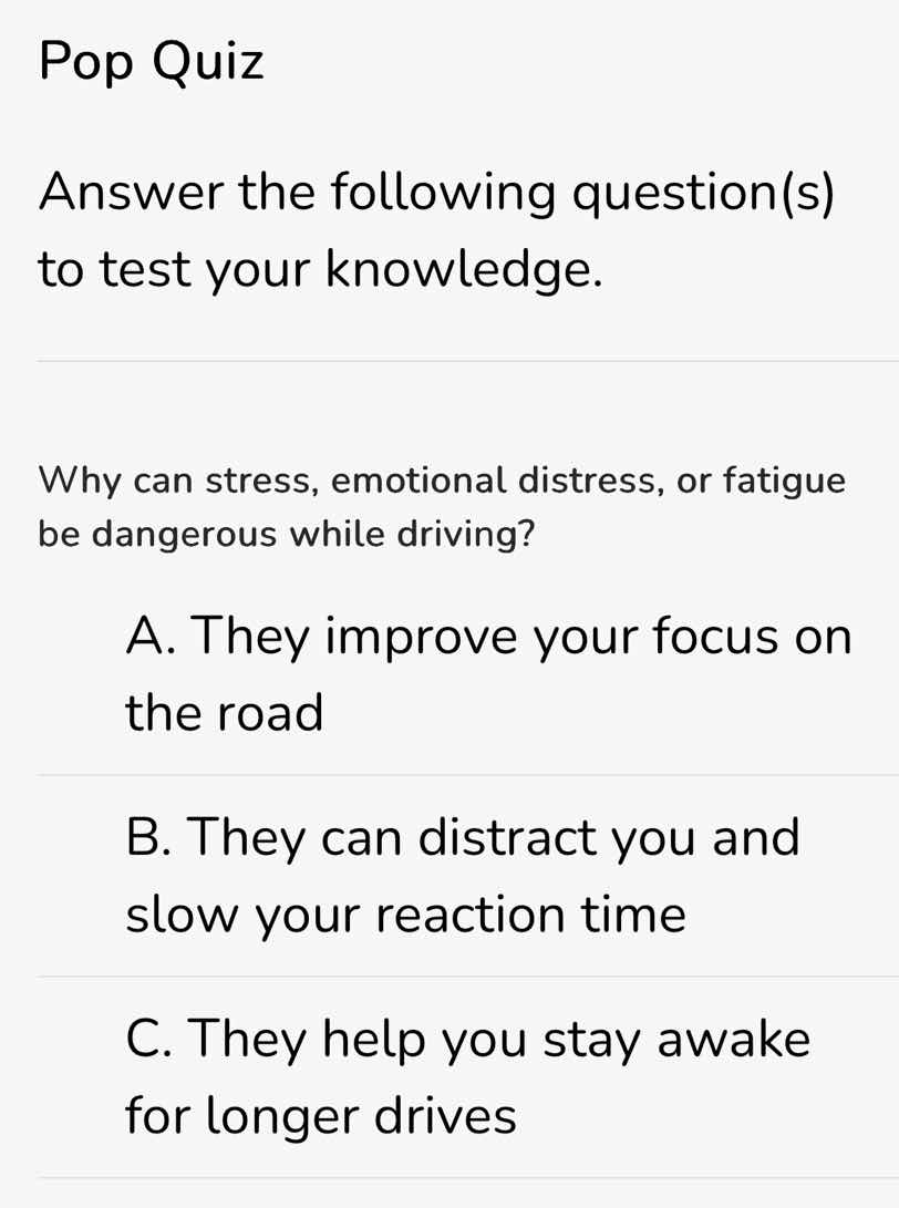 pop quiz answer the following question(s) to test your knowledge. why c…