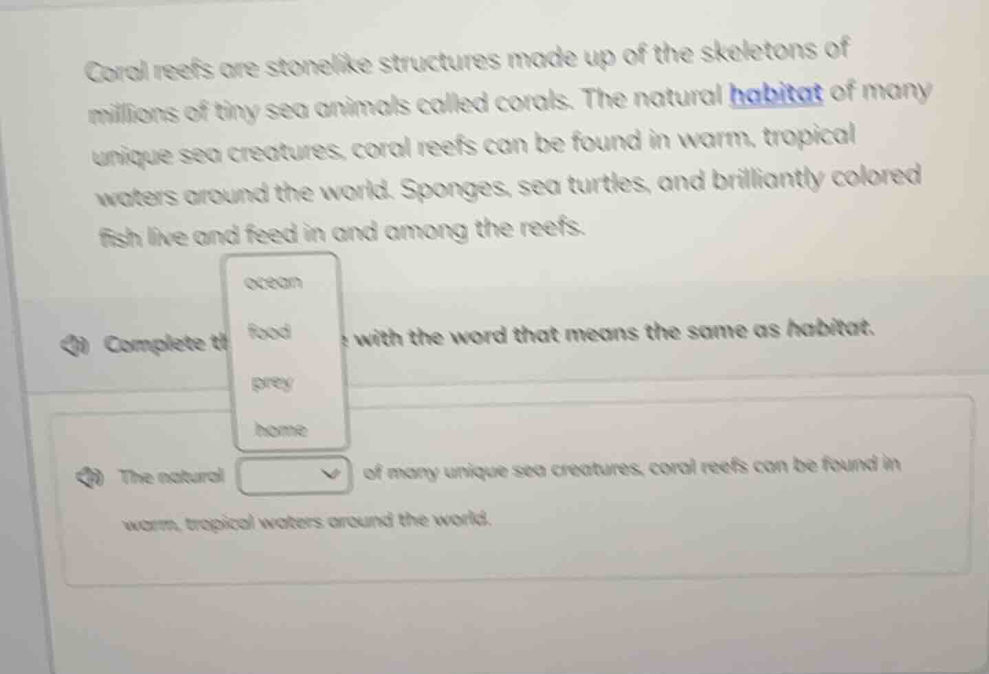 coral reefs are stonelike structures made up of the skeletons of millio…