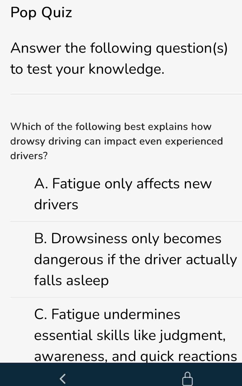 pop quiz answer the following question(s) to test your knowledge. which…