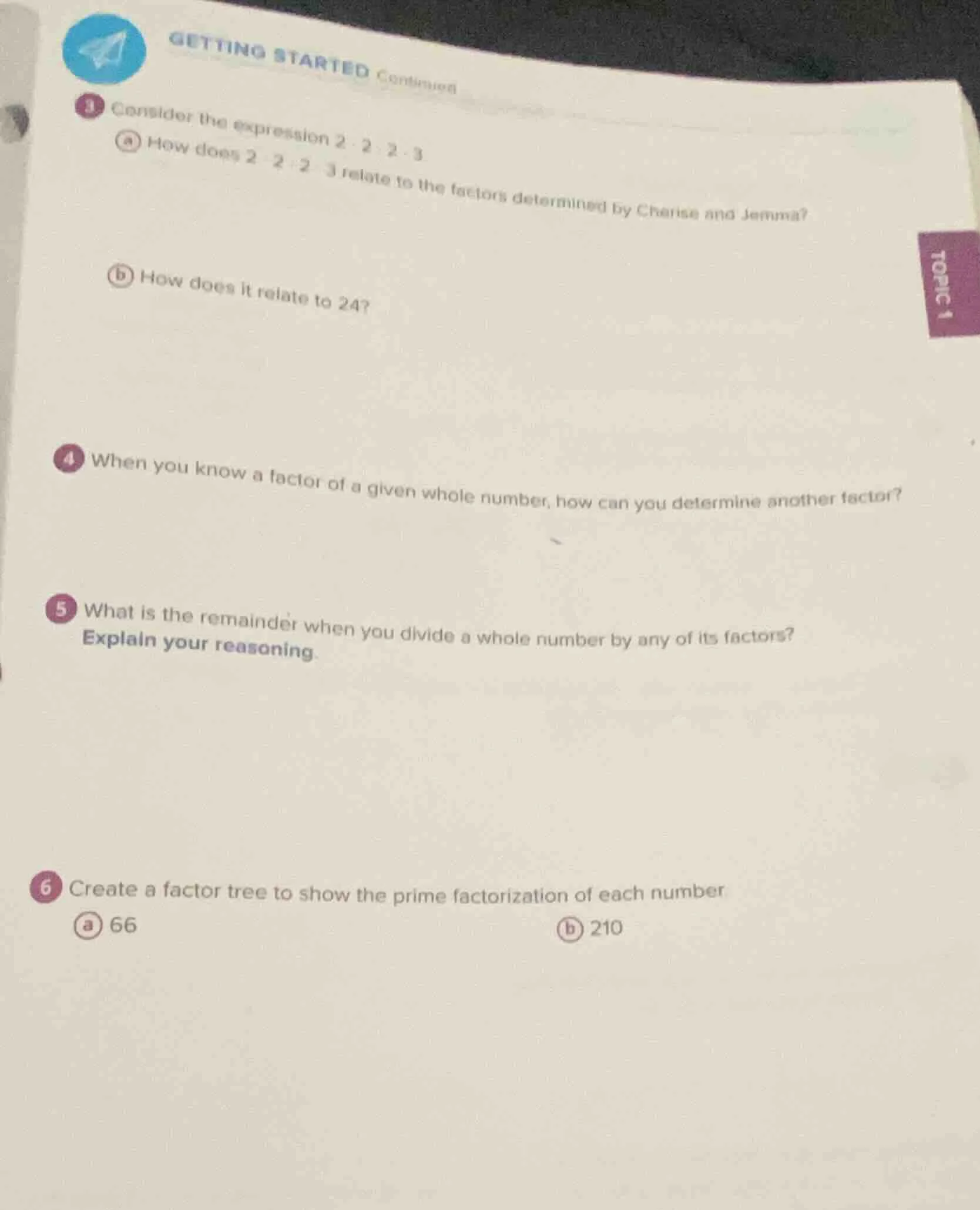 getting started continued 3 consider the expression (2 cdot 2 cdot 2 cd…
