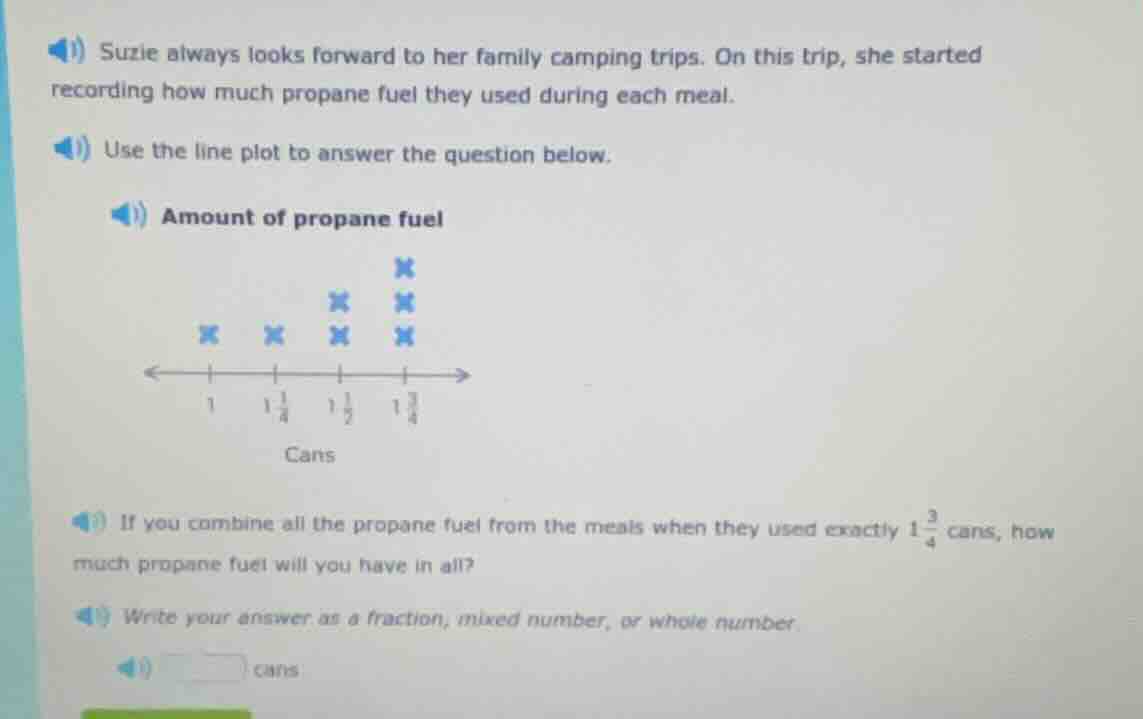 suzie always looks forward to her family camping trips. on this trip, s…