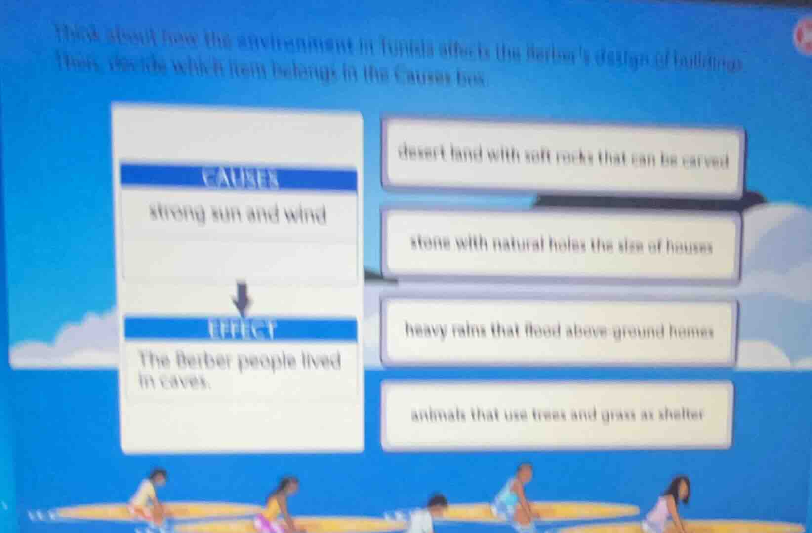 think about how the environment in tunisia affects the berbers design o…