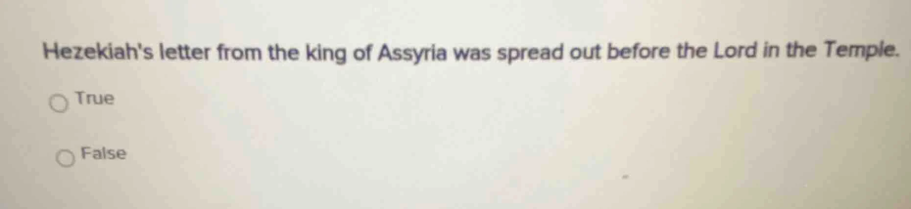 hezekiahs letter from the king of assyria was spread out before the lor…