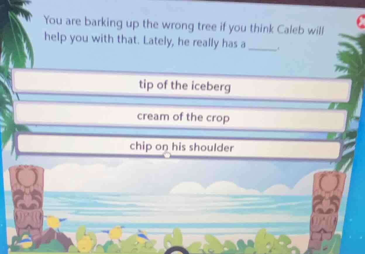 you are barking up the wrong tree if you think caleb will help you with…