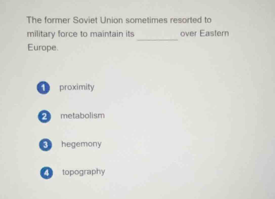 the former soviet union sometimes resorted to military force to maintai…