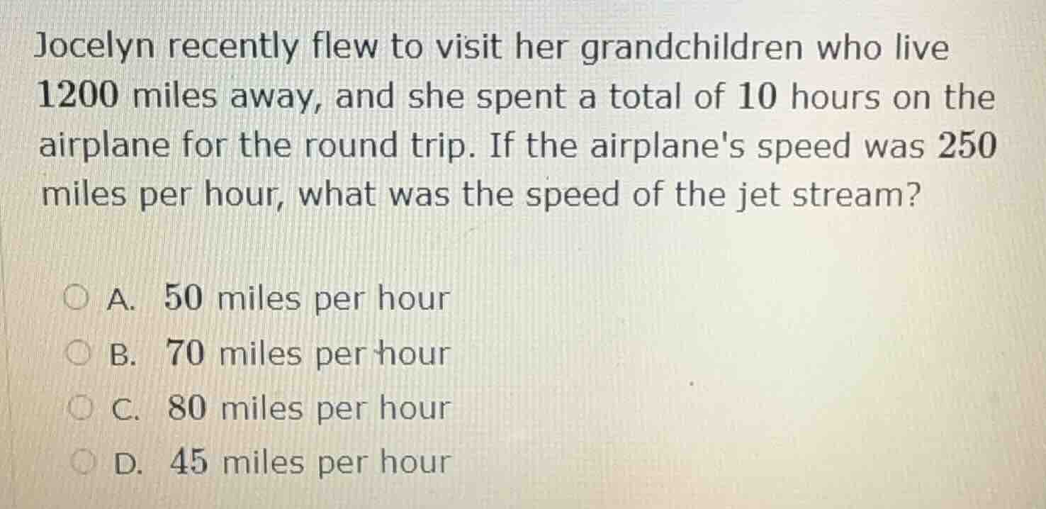 jocelyn recently flew to visit her grandchildren who live 1200 miles aw…