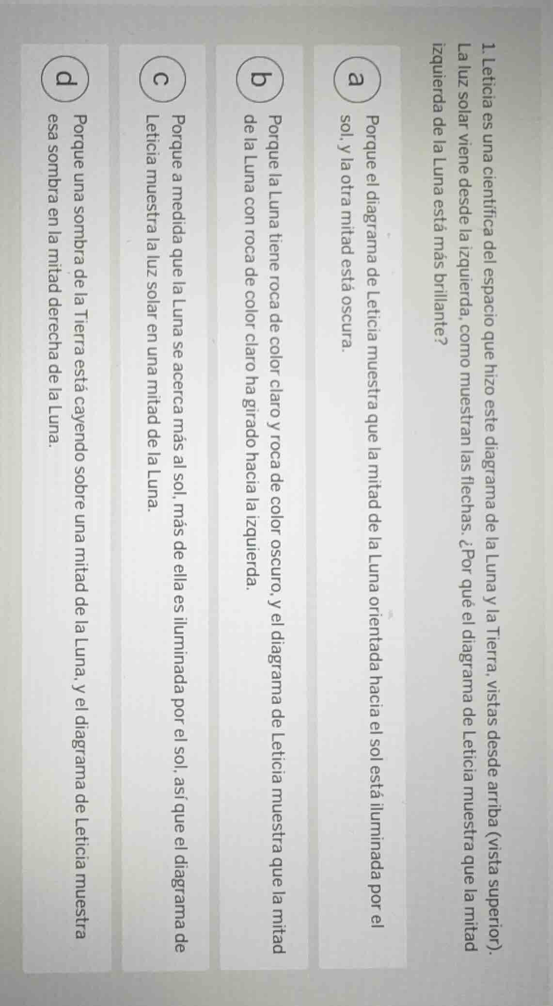 1. leticia es una científica del espacio que hizo este diagrama de la l…