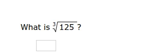 what is $sqrt3{125}$?