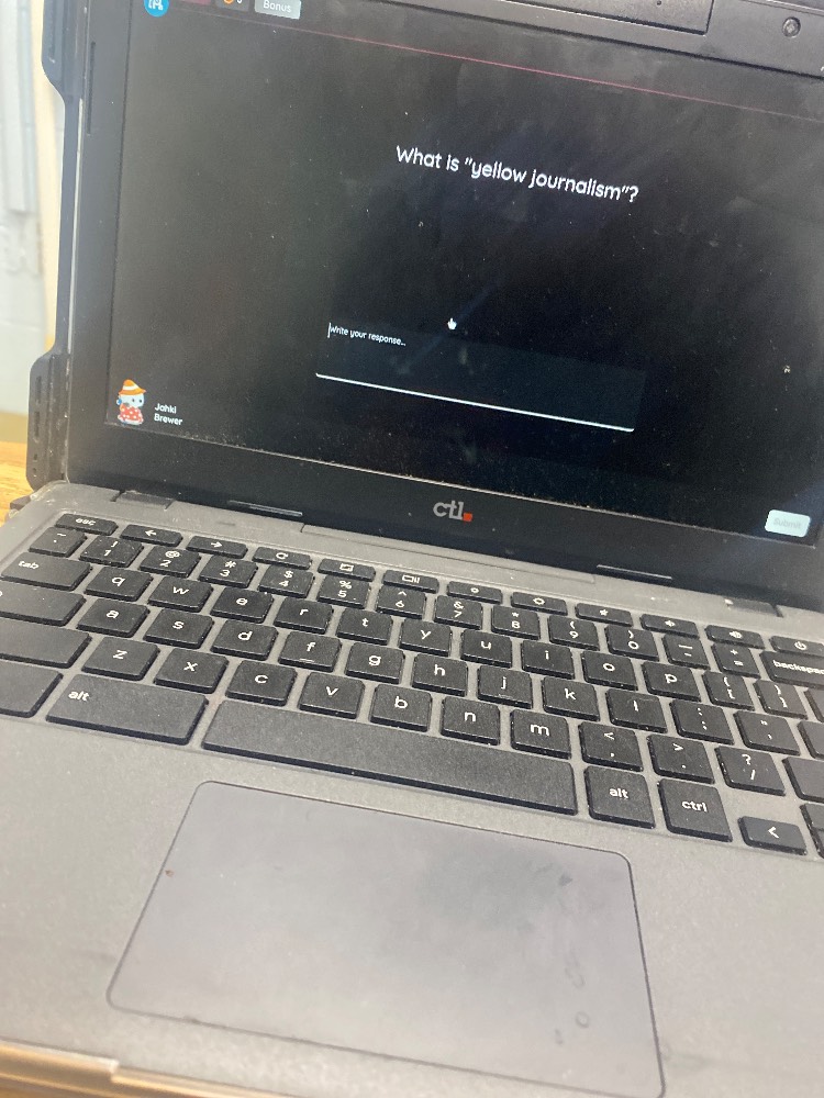 what is \yellow journalism\? write your response...