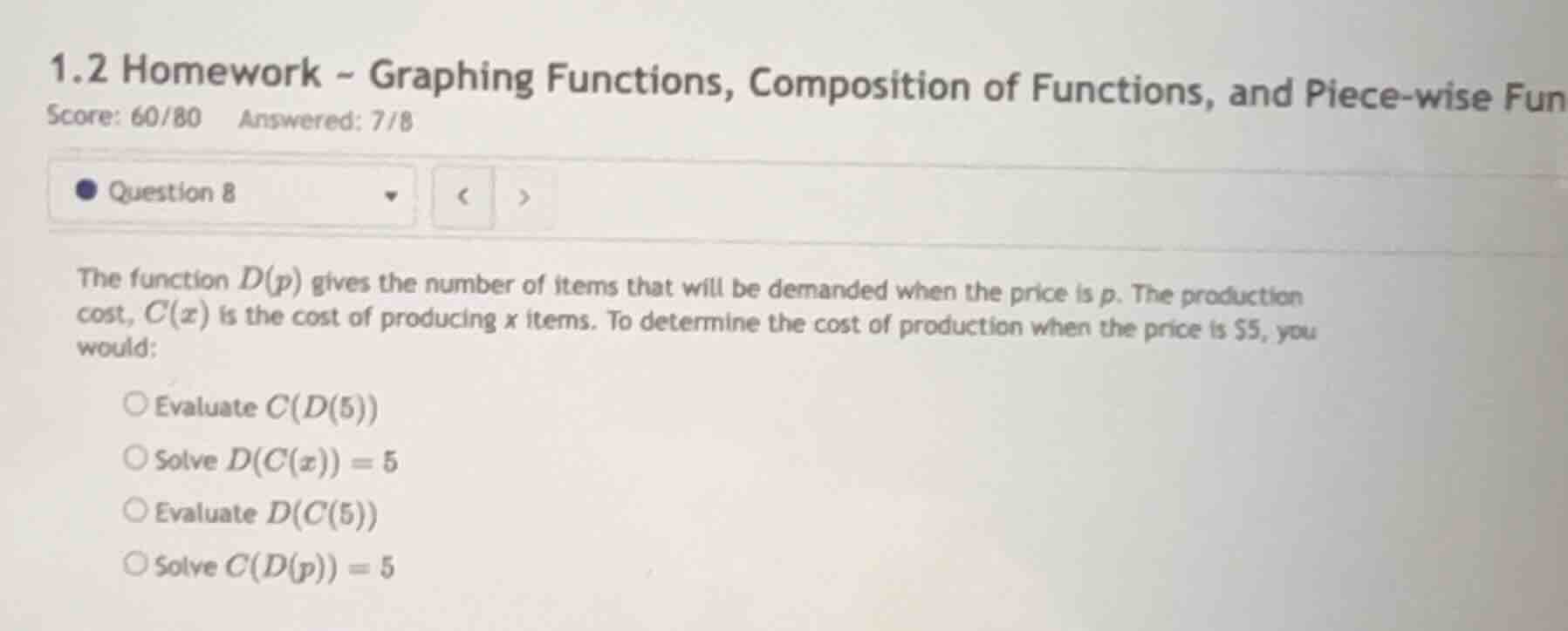 1.2 homework ~ graphing functions, composition of functions, and piece …