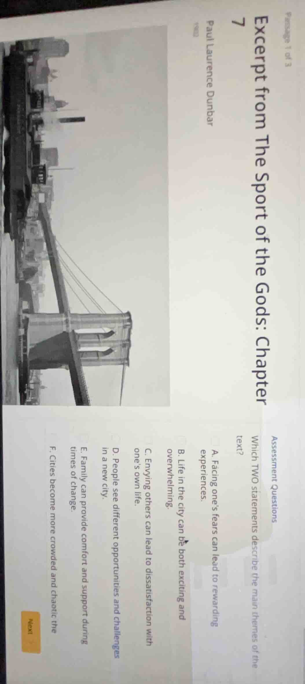 excerpt from the sport of the gods: chapter 7 paul laurence dunbar asse…