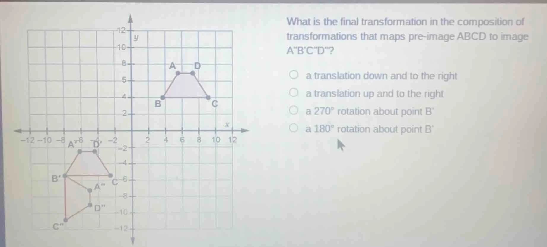 what is the final transformation in the composition of transformations …