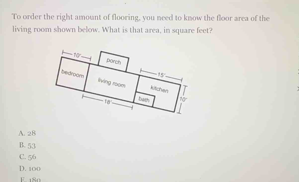 to order the right amount of flooring, you need to know the floor area …