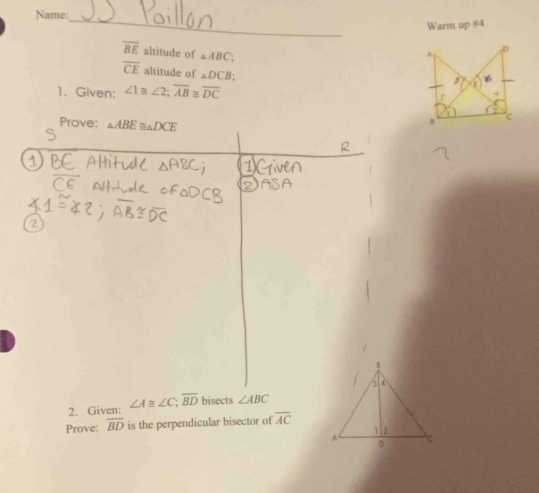 name: js poillon warm up #4 \\(\\overline{be}\\) altitude of \\(\\trian…