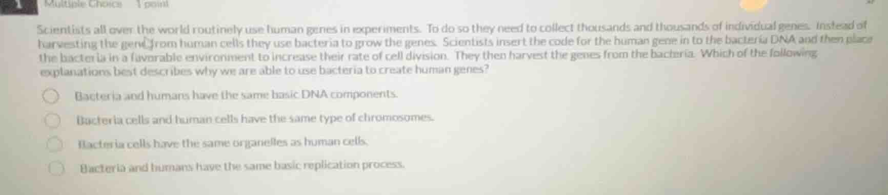 scientists all over the world routinely use human genes in experiments.…