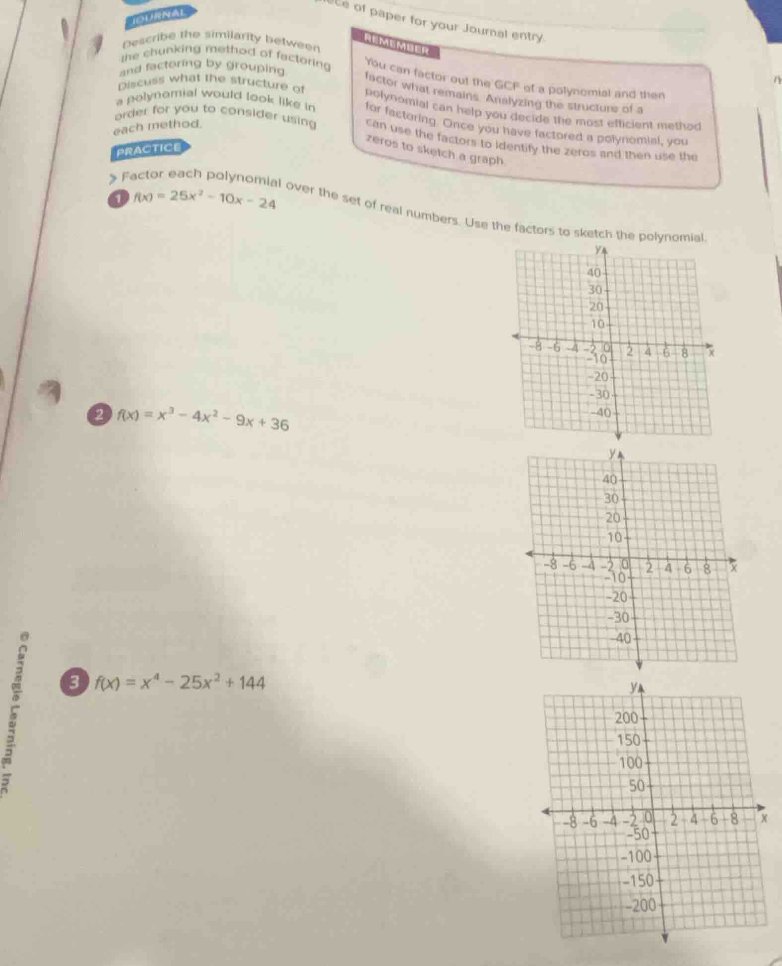 practice factor each polynomial over the set of real numbers. use the f…