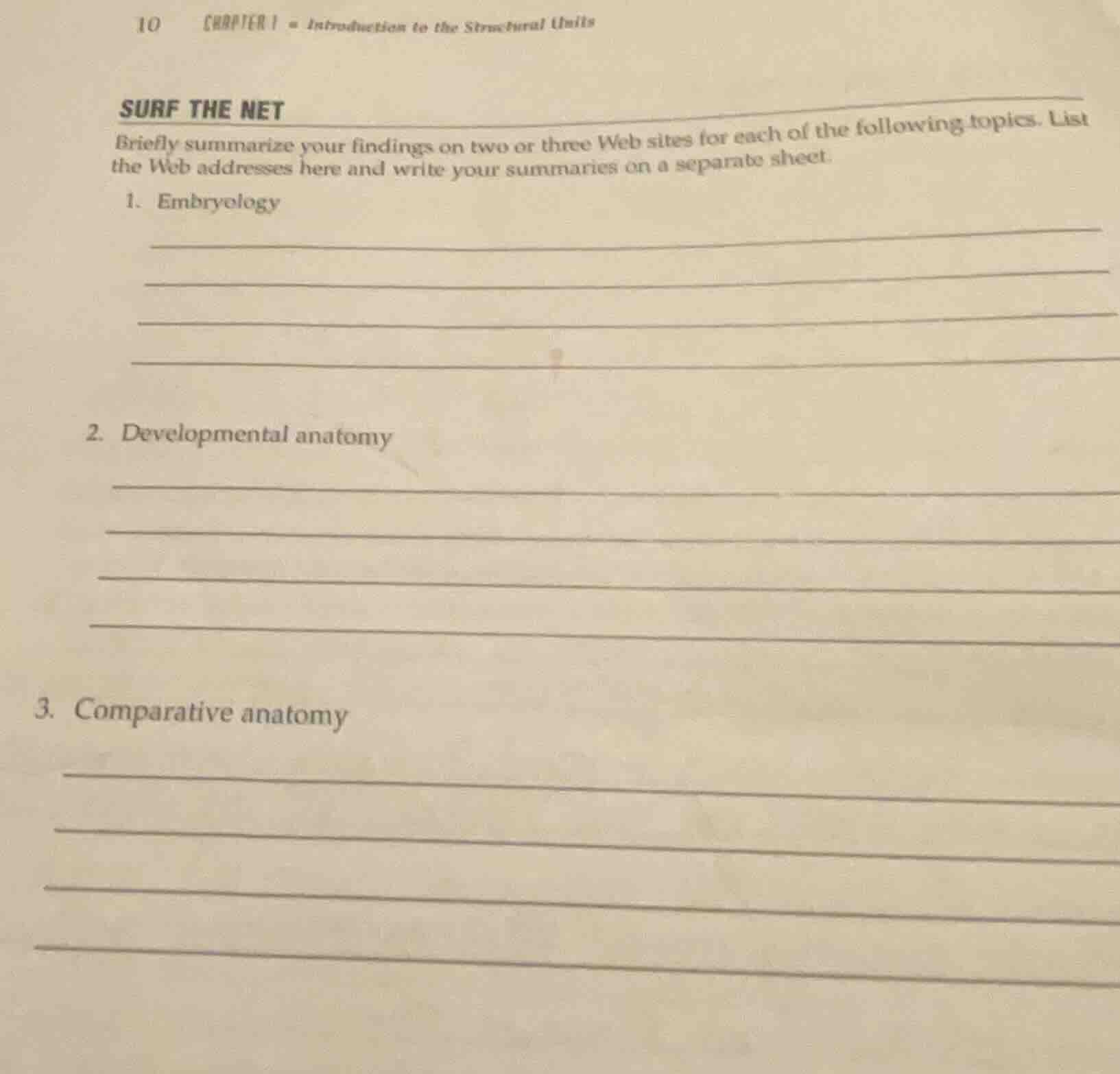 10 chapter 1 - introduction to the structural units surf the net briefl…