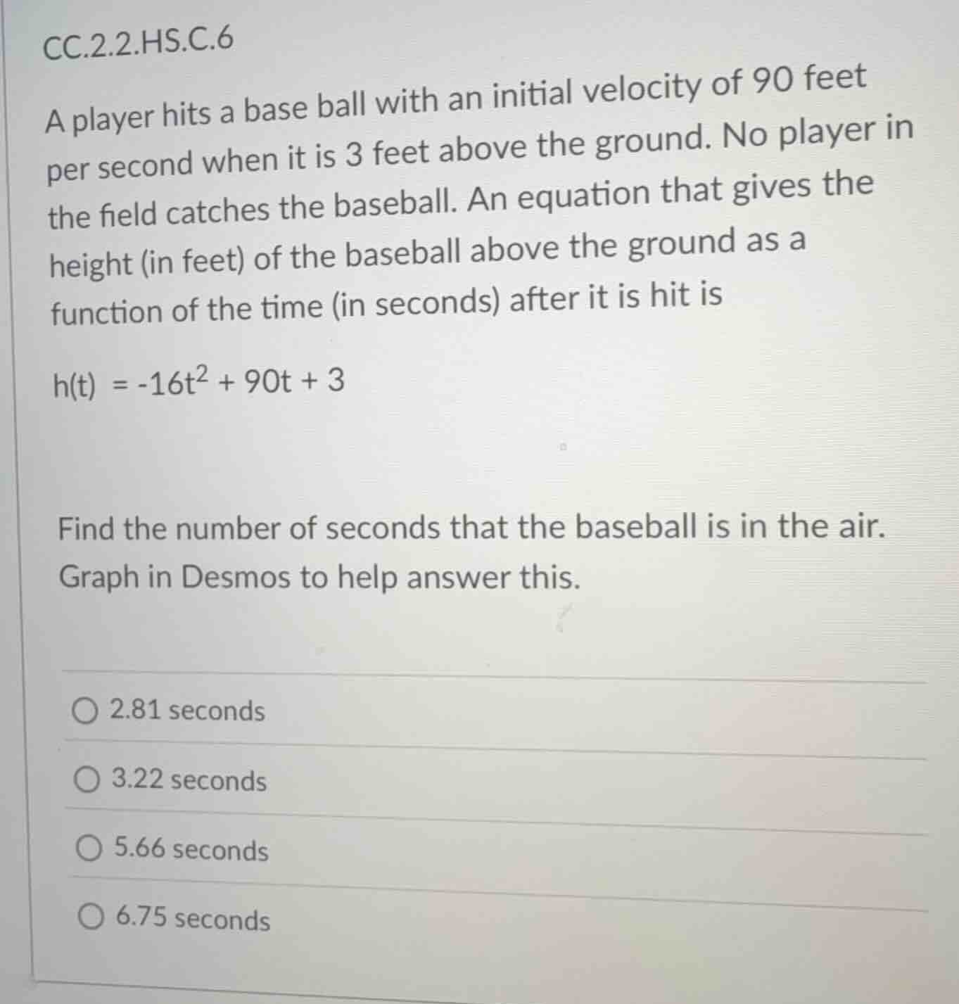 cc.2.2.hs.c.6 a player hits a base ball with an initial velocity of 90 …