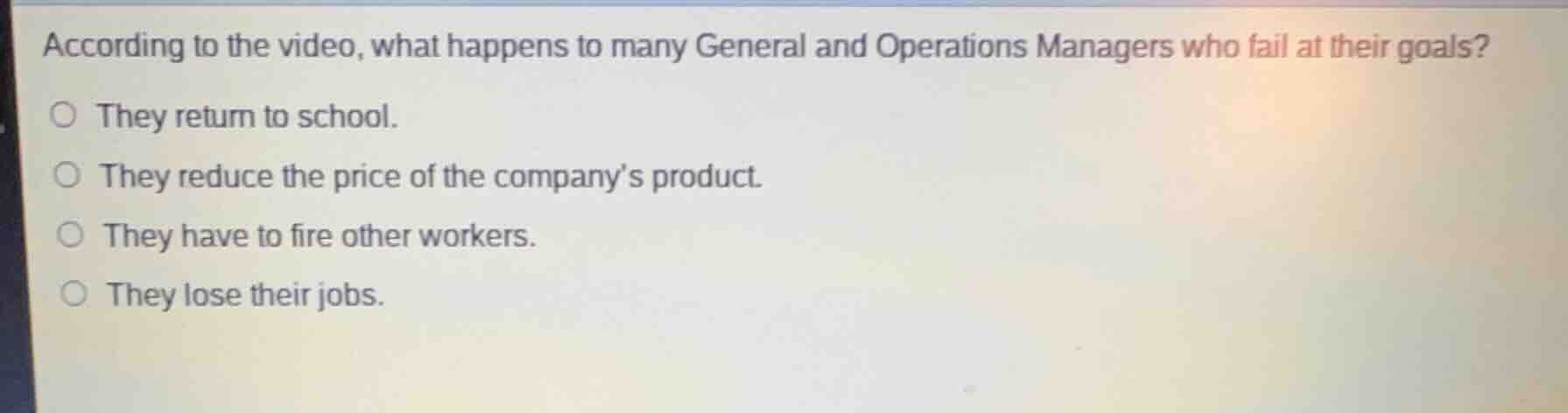 according to the video, what happens to many general and operations man…
