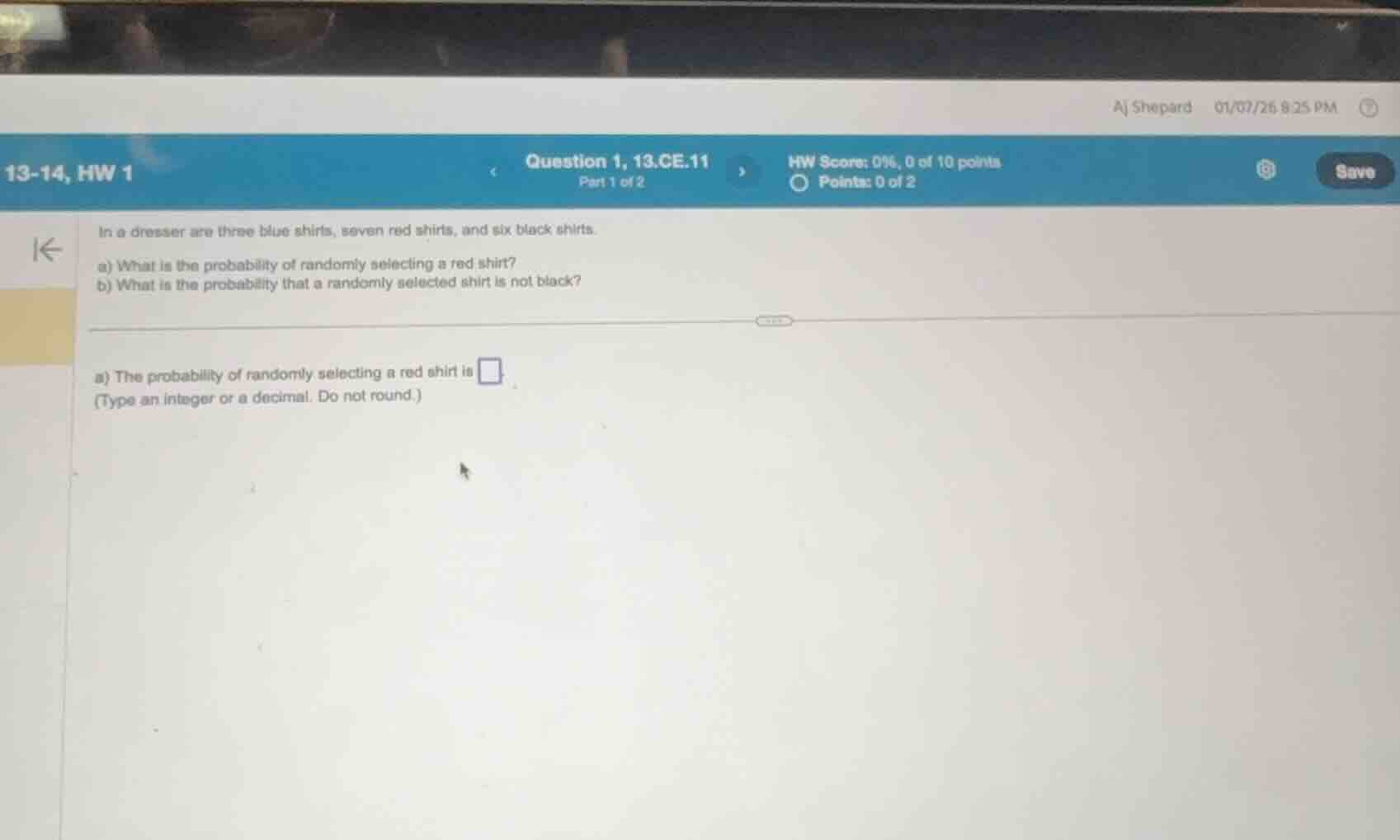 13-14, hw 1 question 1, 13.ce.11 part 1 of 2 hw score: 0%, 0 of 10 poin…