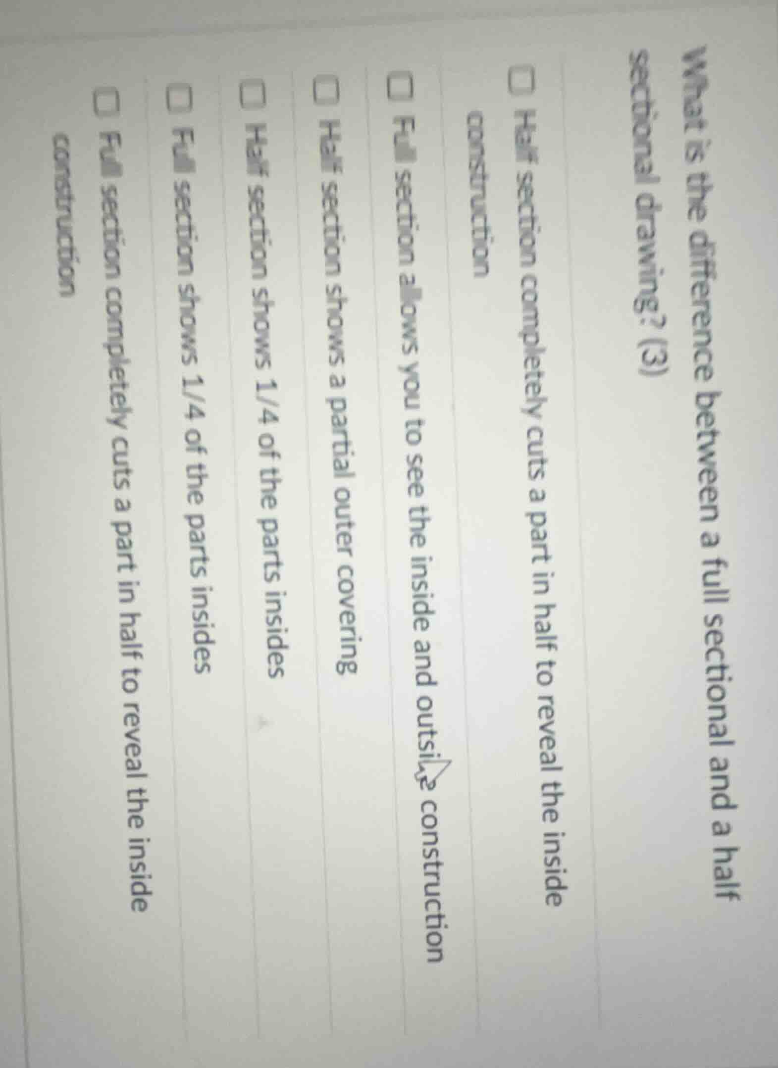what is the difference between a full sectional and a half sectional dr…