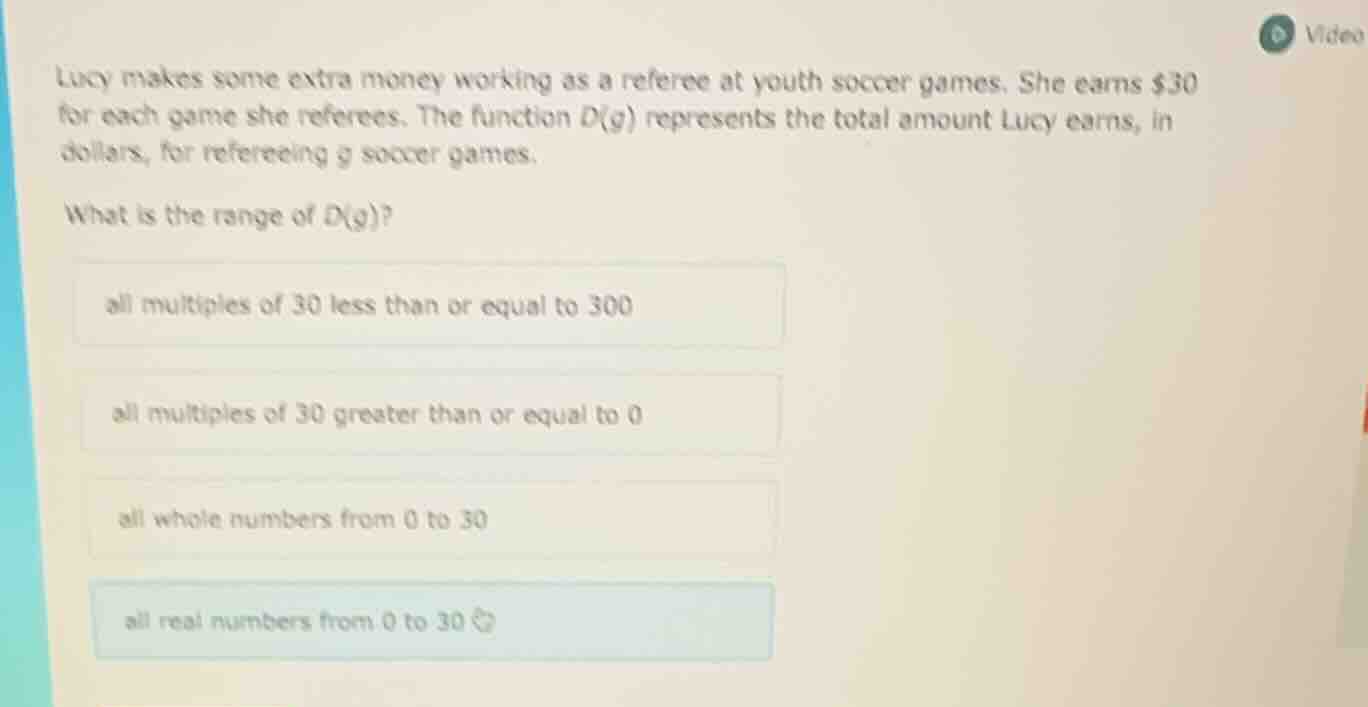 lucy makes some extra money working as a referee at youth soccer games.…