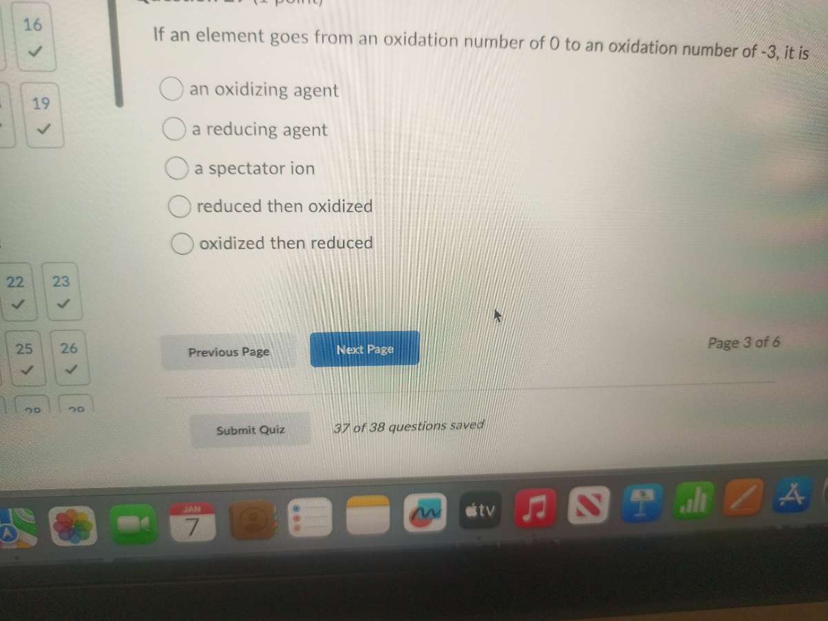 if an element goes from an oxidation number of 0 to an oxidation number…