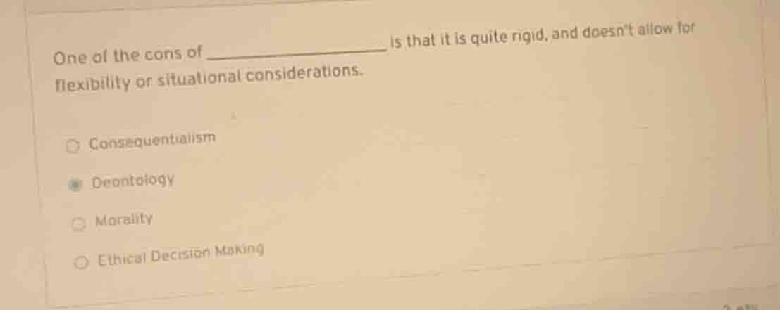 one of the cons of __________ is that it is quite rigid, and doesnt all…