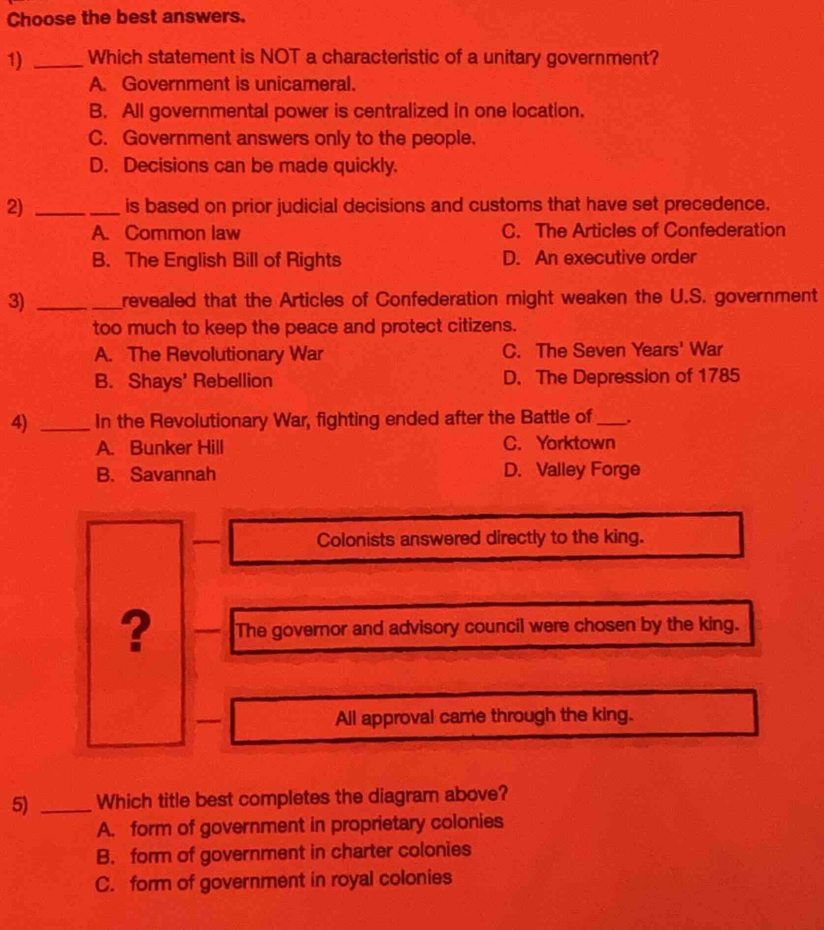 choose the best answers. 1) ______ which statement is not a characteris…