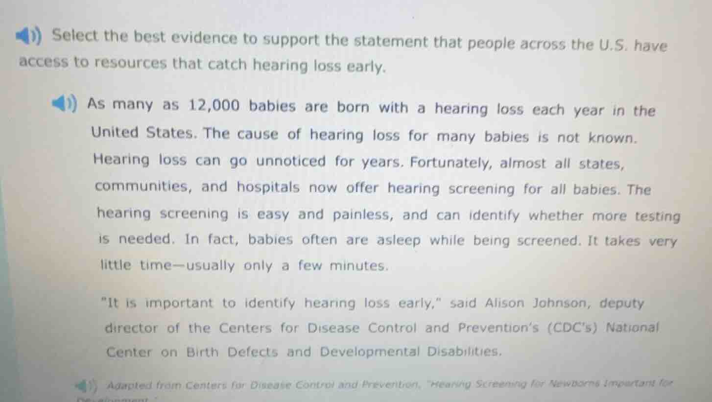 select the best evidence to support the statement that people across th…