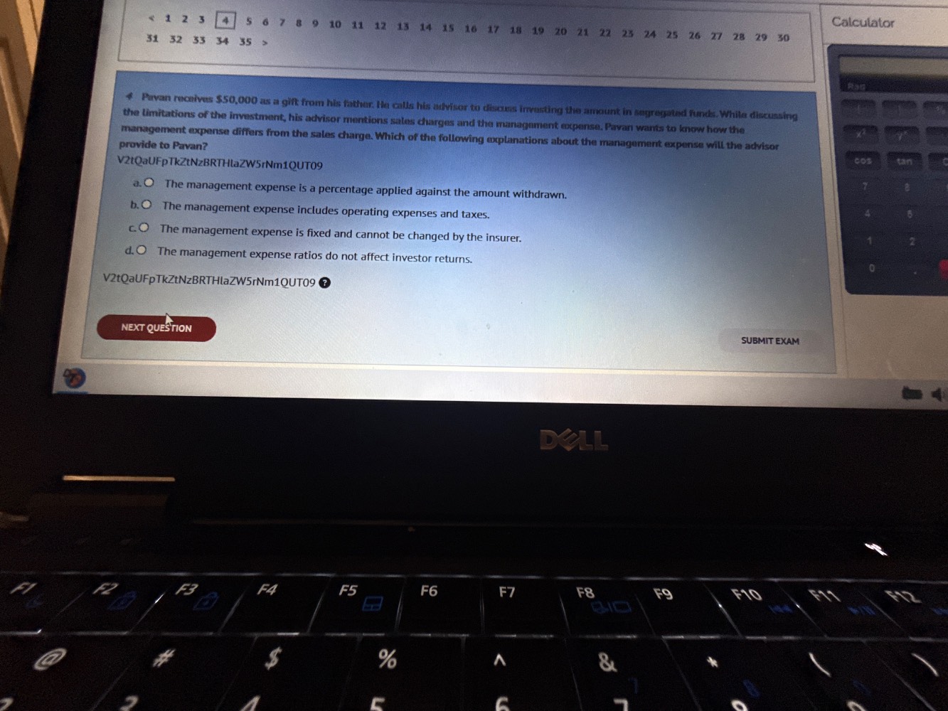 4 pavan receives $50,000 as a gift from his father. he calls his adviso…