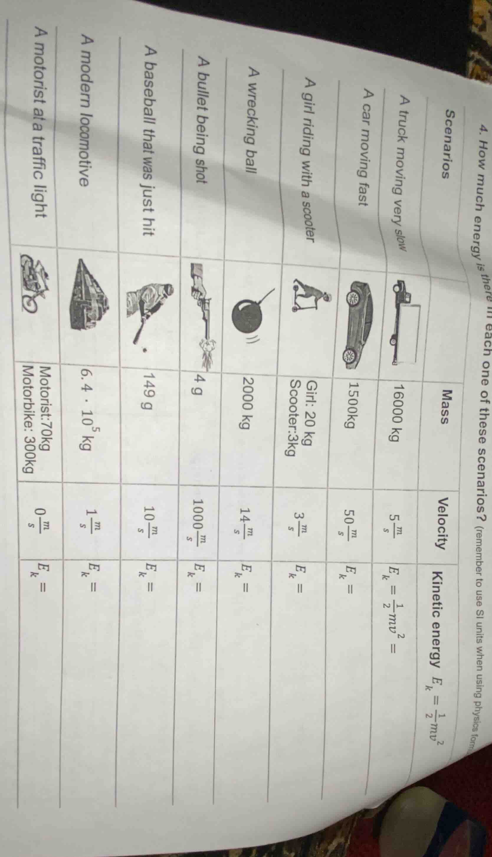 4. how much energy is there in each one of these scenarios? (remember t…