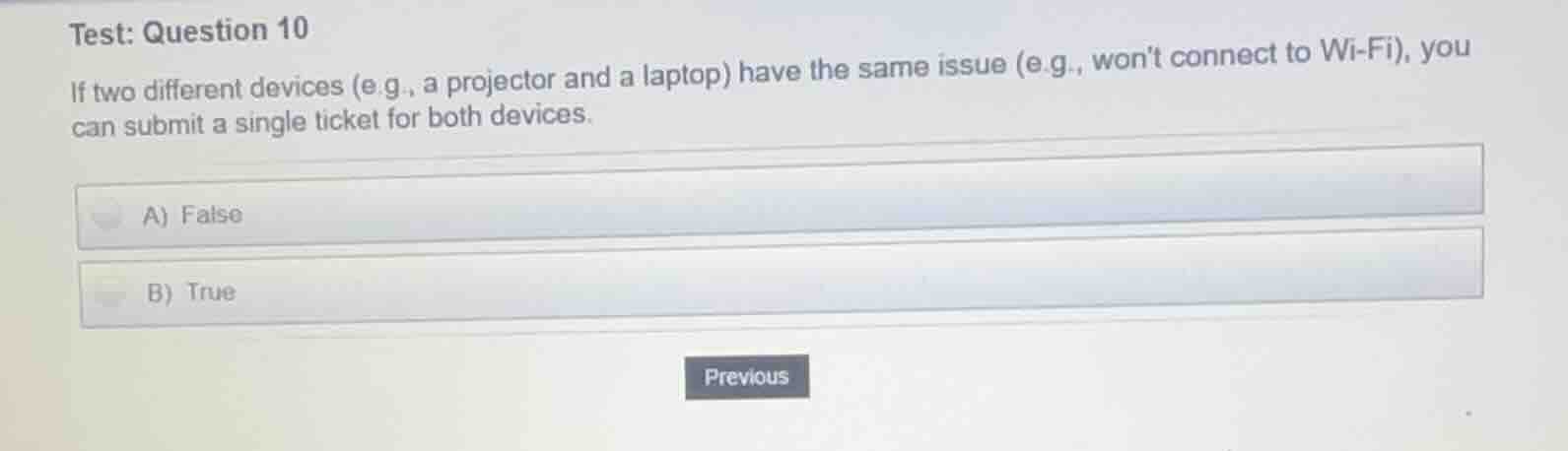 test: question 10 if two different devices (e.g., a projector and a lap…