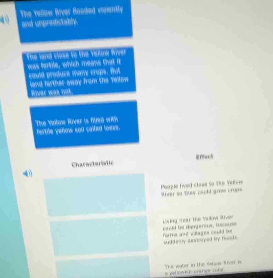 the yellow river flooded violently and unpredictably. the land close to…