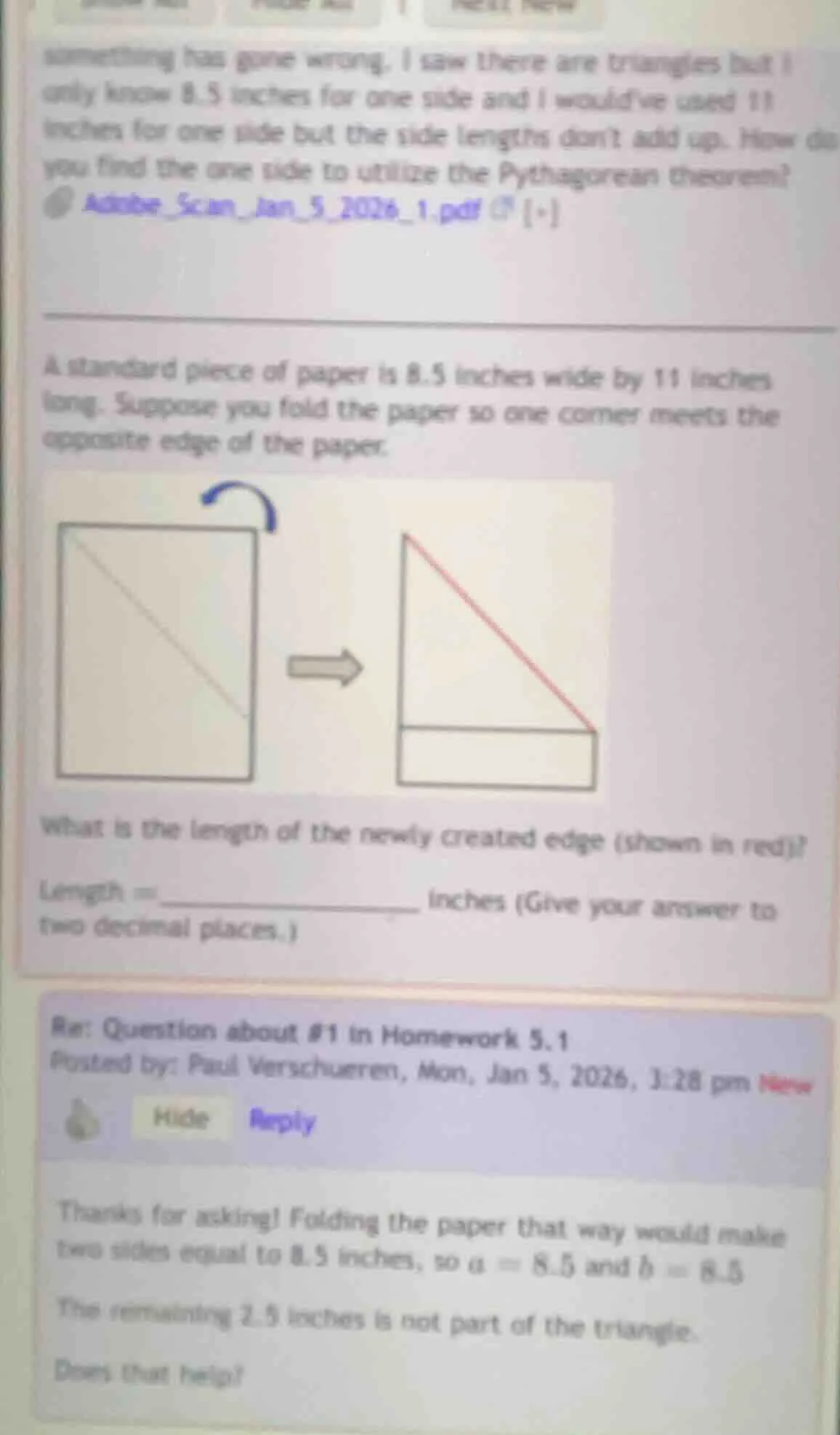 something has gone wrong, i saw there are triangles but i only know 8.5…