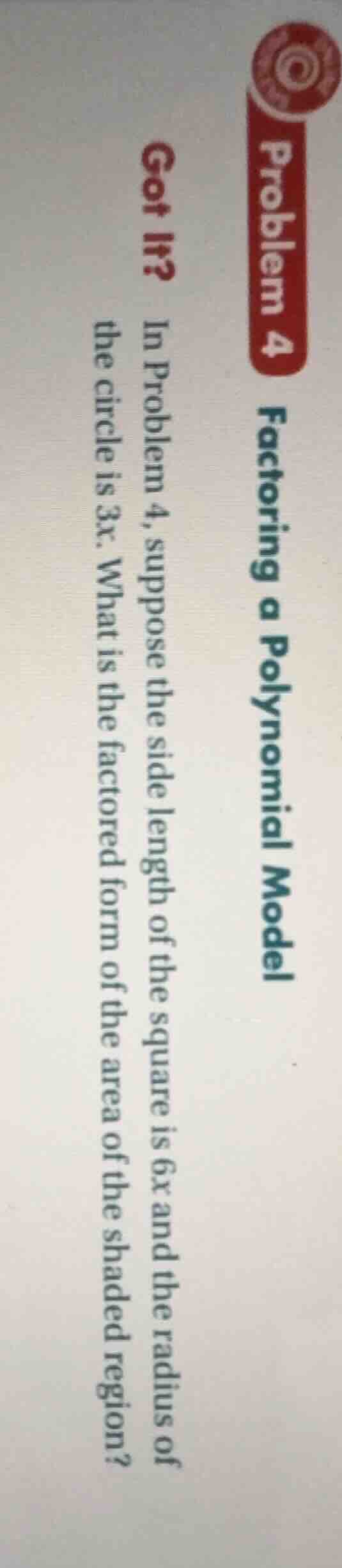problem 4 factoring a polynomial model got it? in problem 4, suppose th…