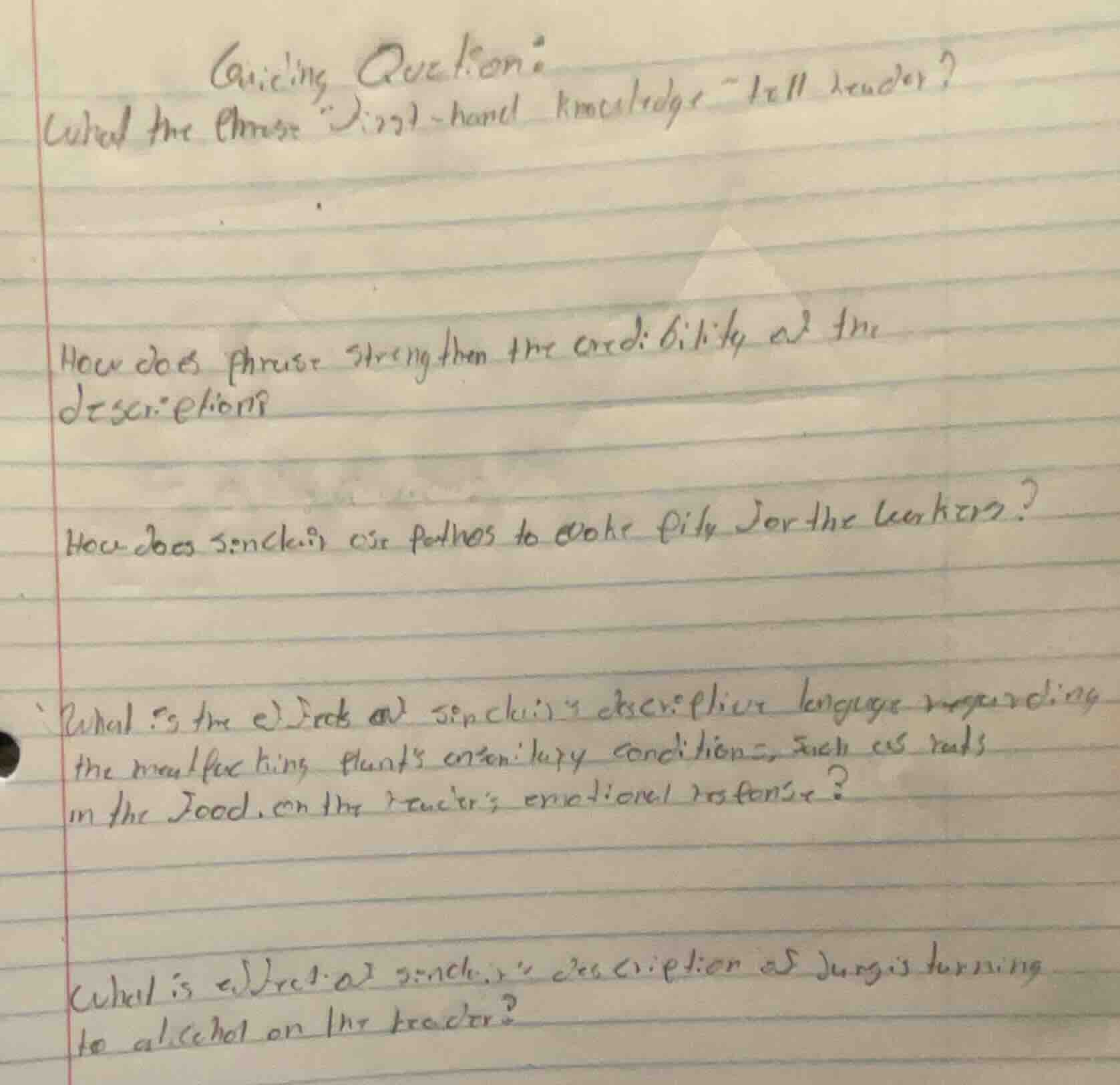 guiding question: what the phrase \first - hand knowledge\ tell reader?…