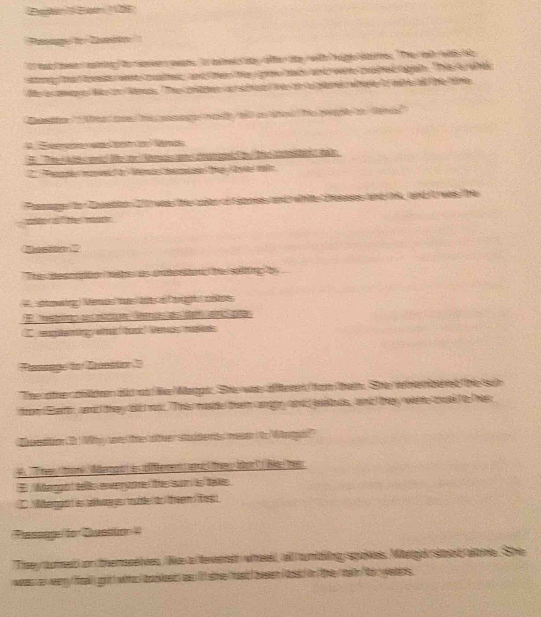 english (3 edem) (12h) passage for question 1 it had been raining for s…