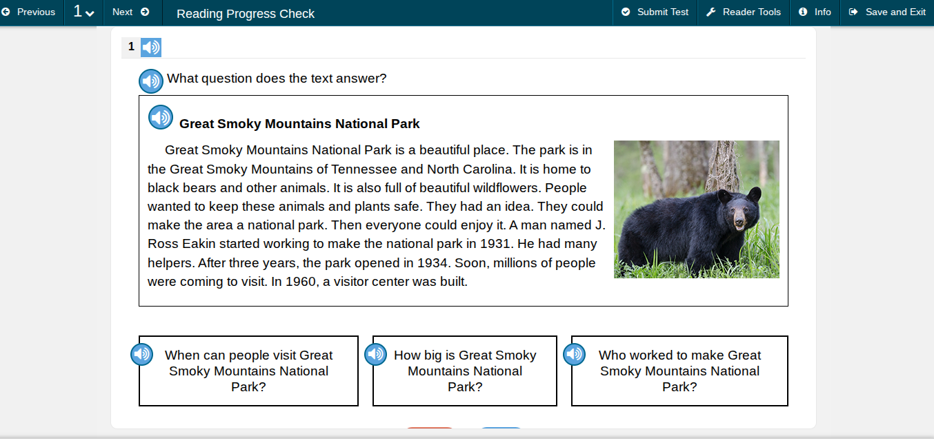 what question does the text answer? great smoky mountains national park…