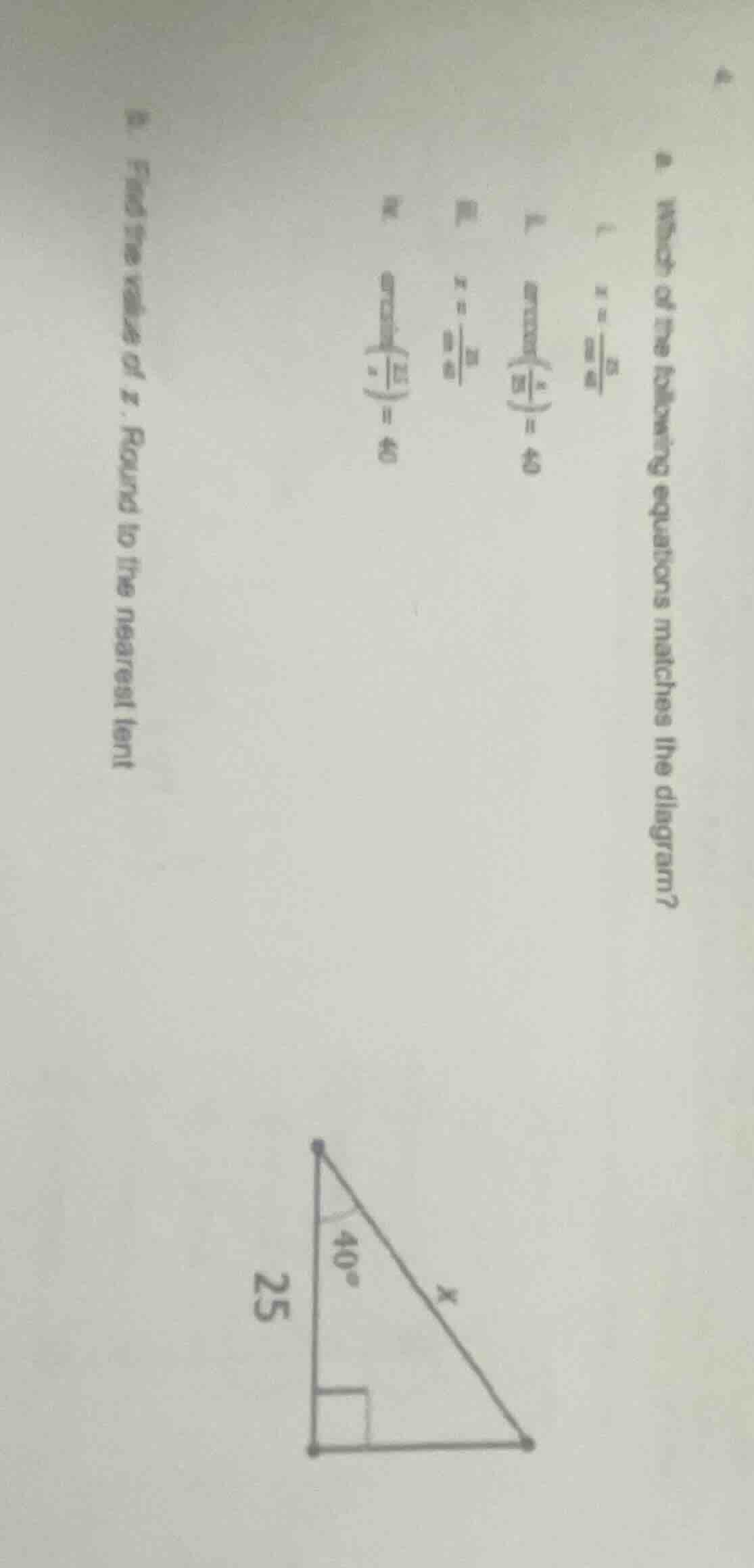 8. which of the following equations matches the diagram? a. $x = \\frac…