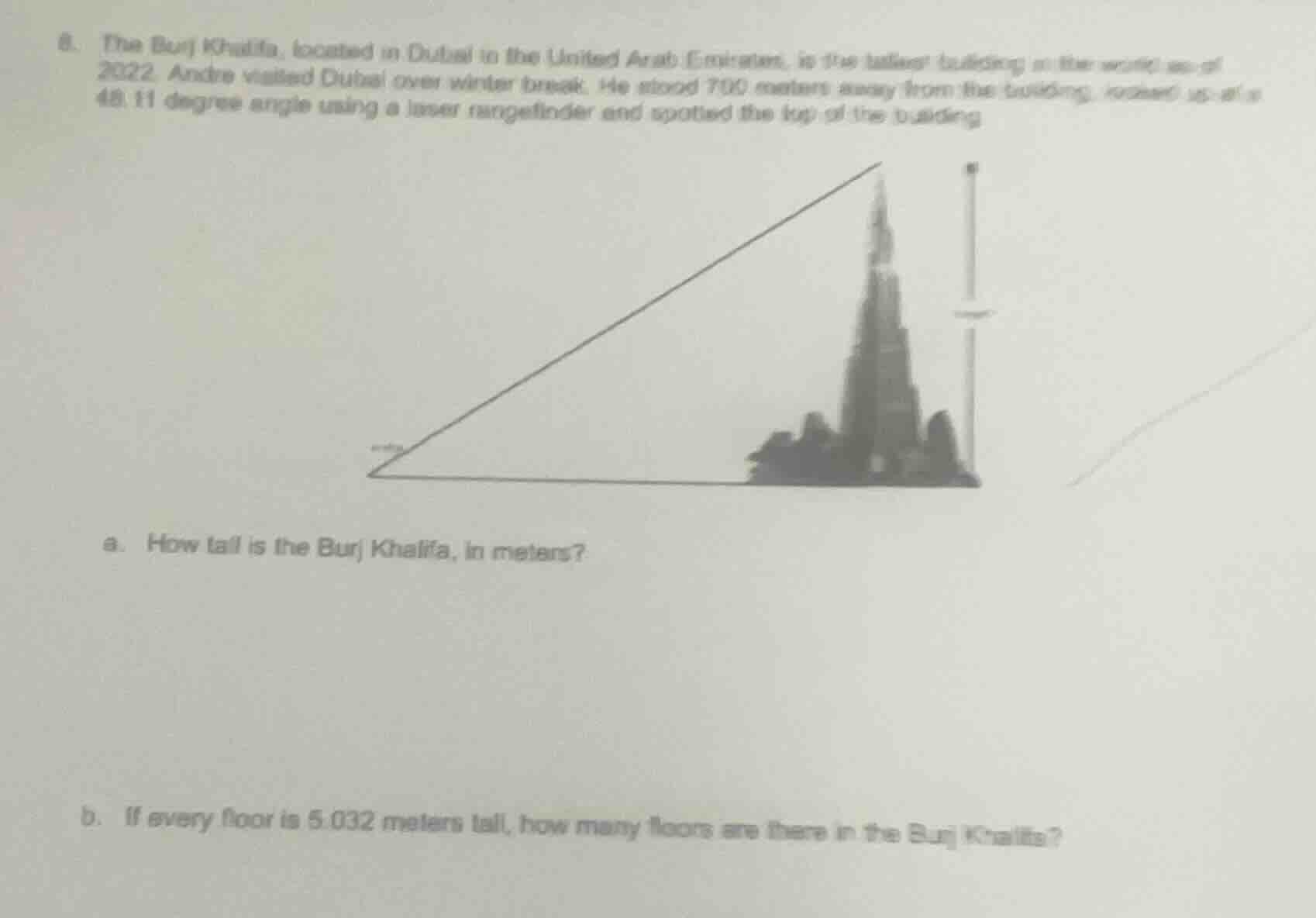 8. the burj khalifa, located in dubai in the united arab emirates, is t…