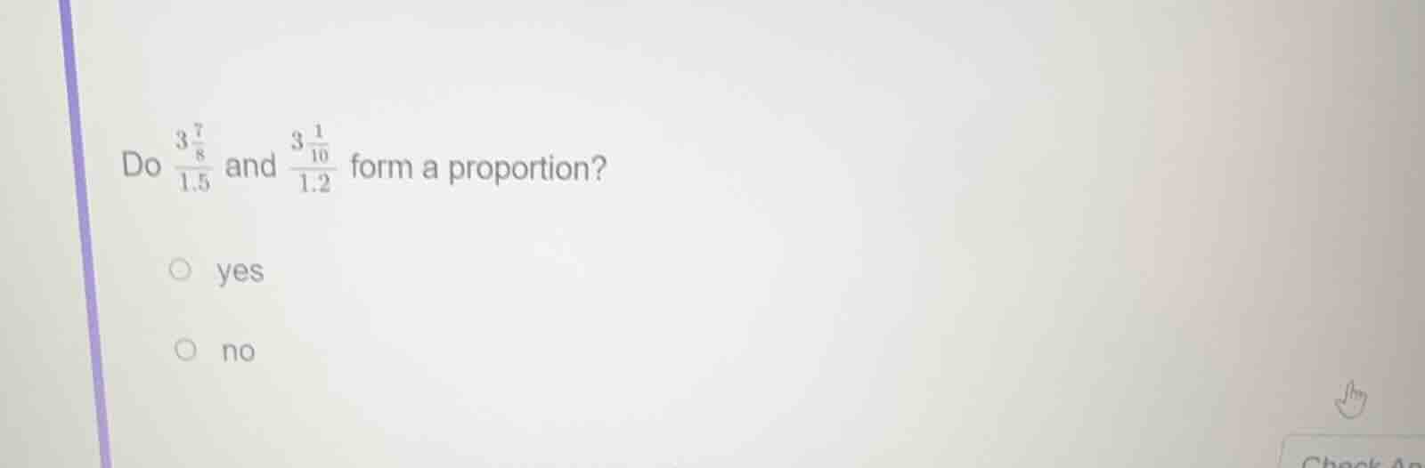 do \\(\\frac{3\\frac{7}{8}}{1.5}\\) and \\(\\frac{3\\frac{1}{10}}{1.2}\…