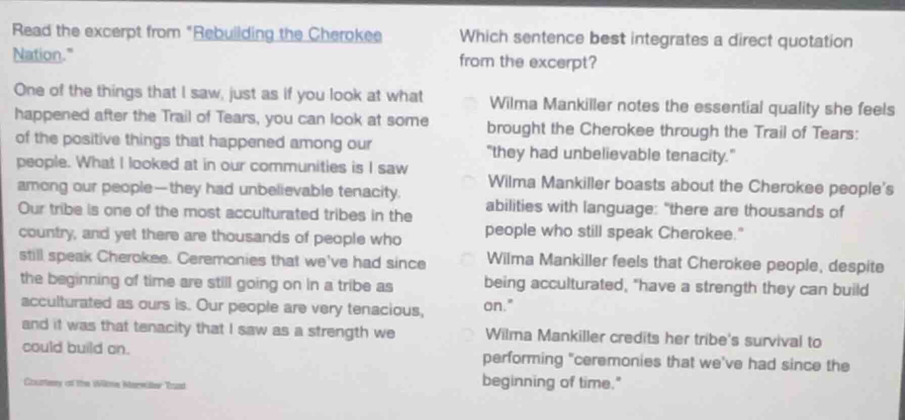 read the excerpt from ebuilding the cherokee nation.\ one of the things…