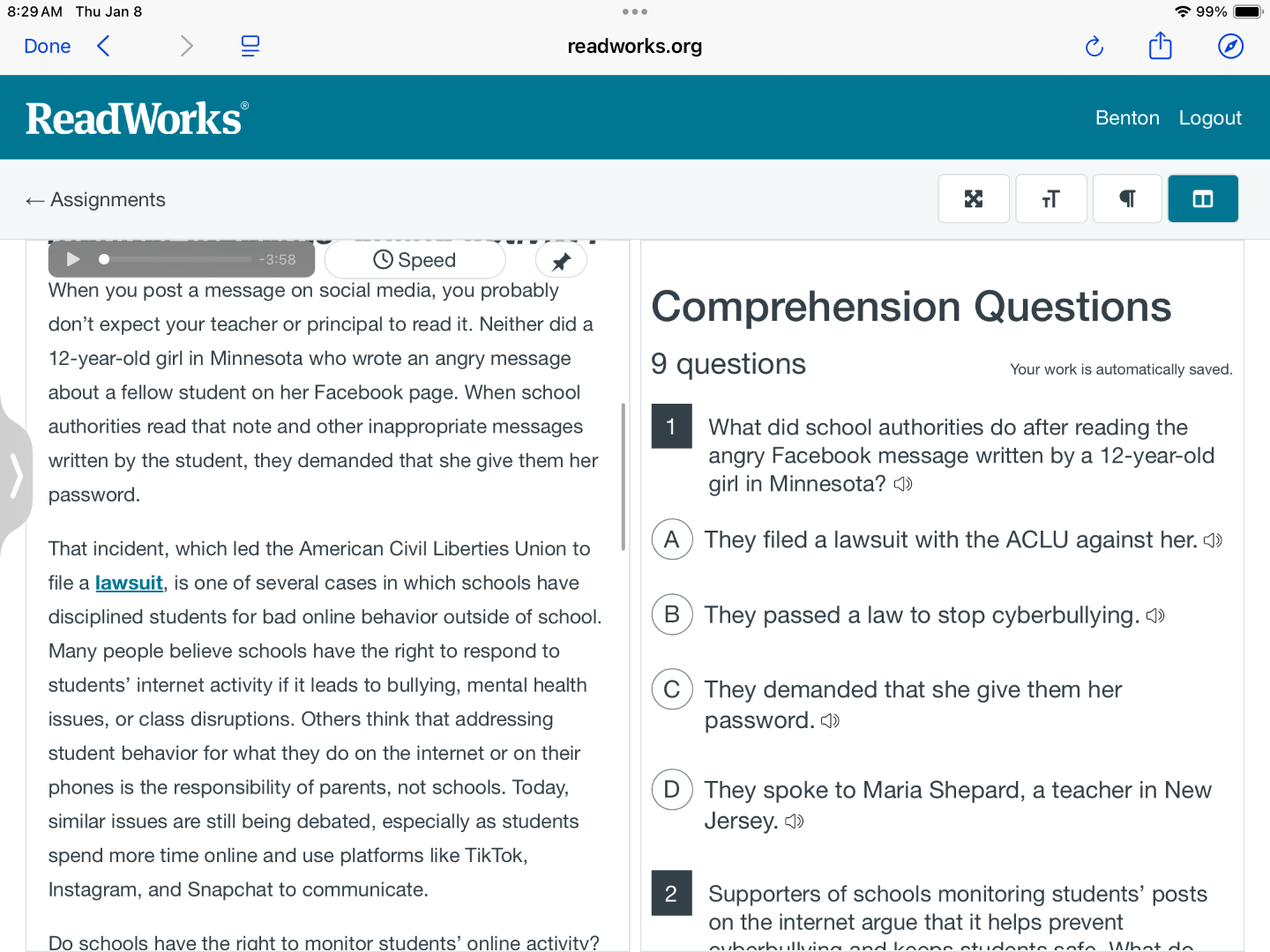 when you post a message on social media, you probably don’t expect your…