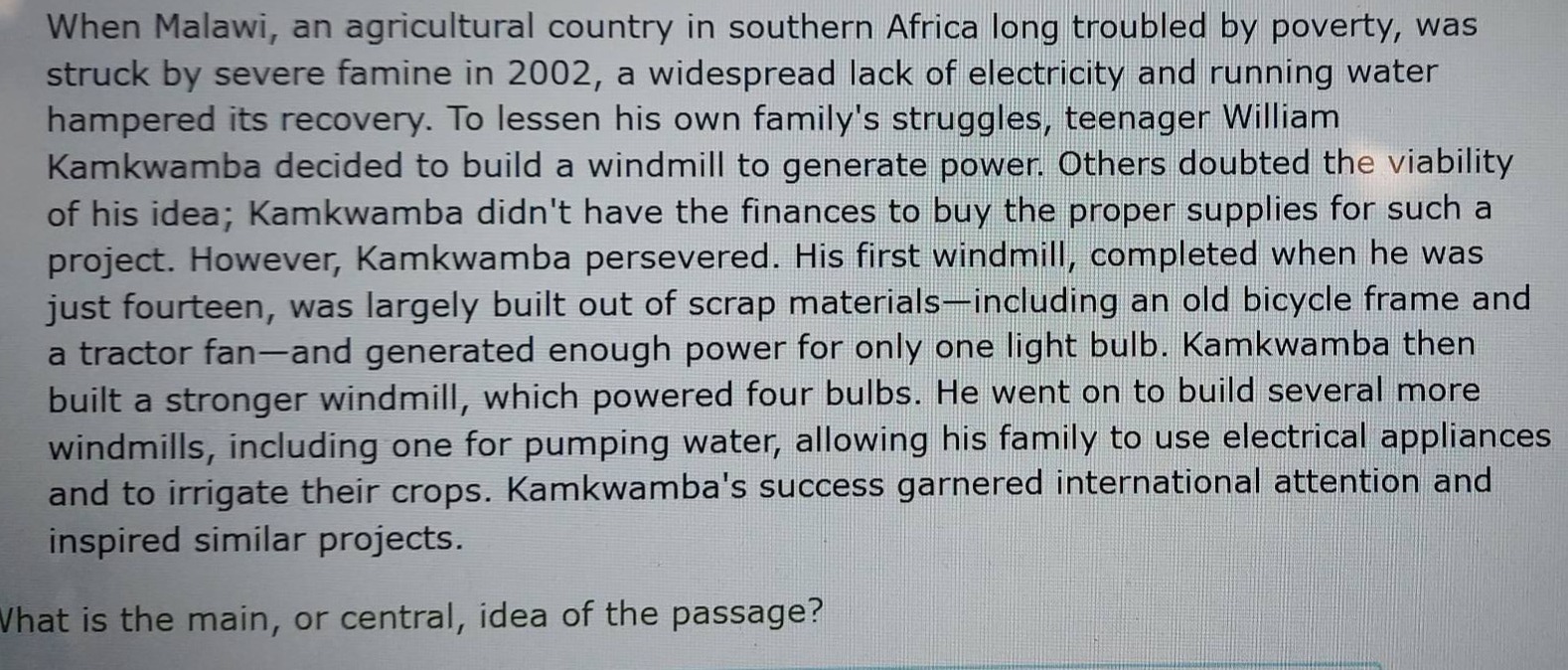 when malawi, an agricultural country in southern africa long troubled b…