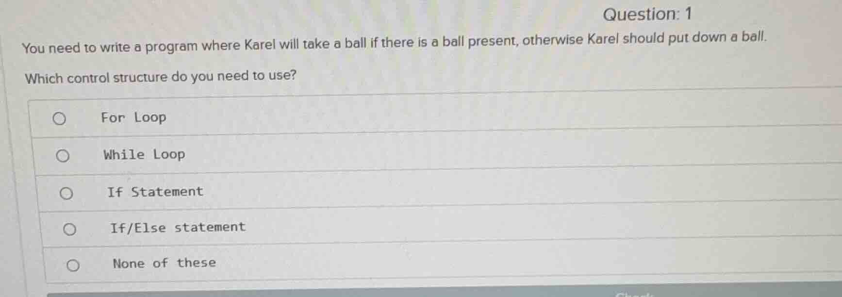question: 1 you need to write a program where karel will take a ball if…