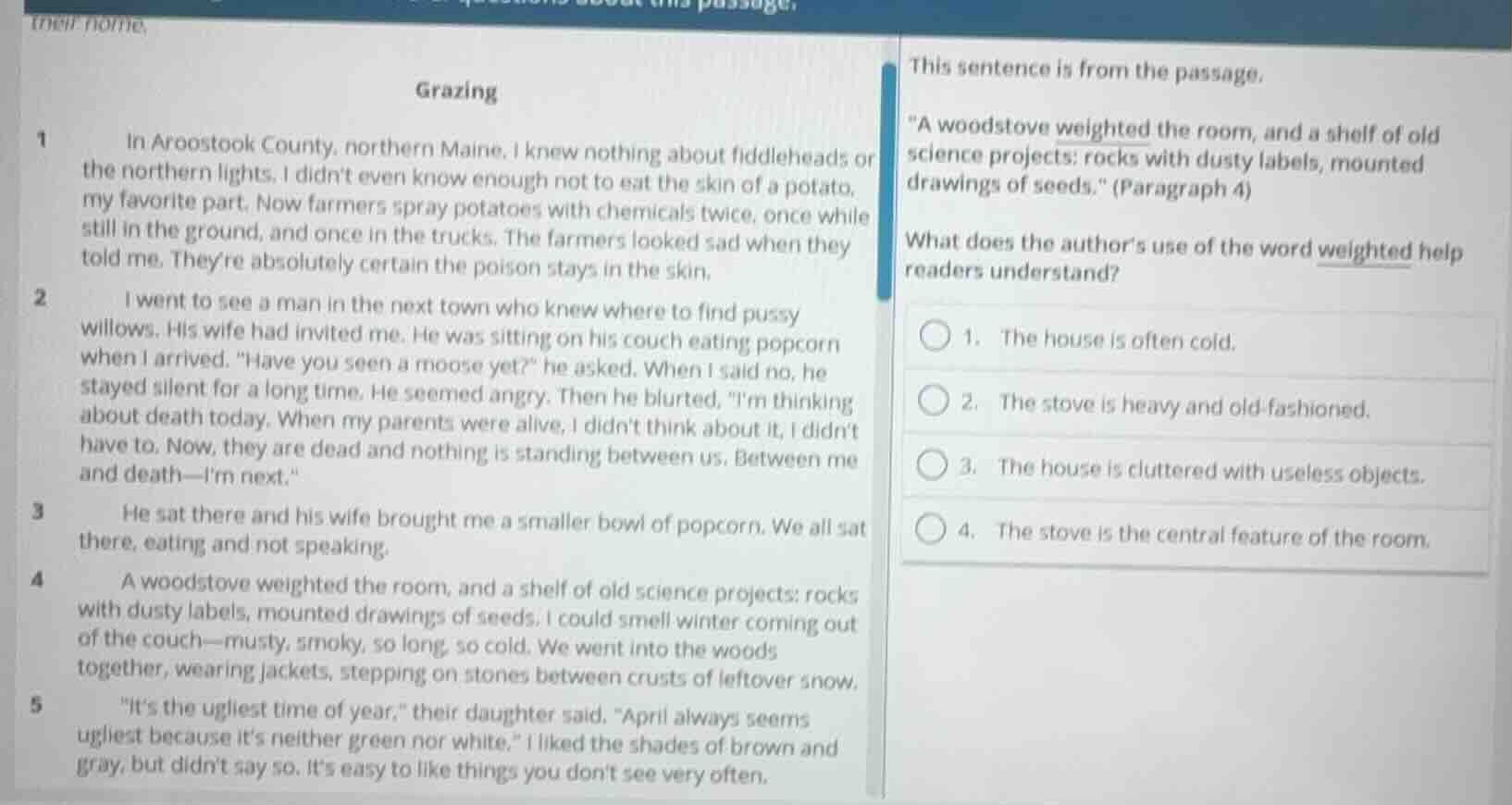 their home, grazing 1 in aroostook county, northern maine, i knew nothi…