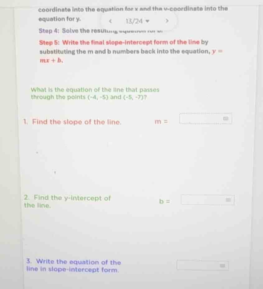coordinate into the equation for x and the y-coordinate into the equati…